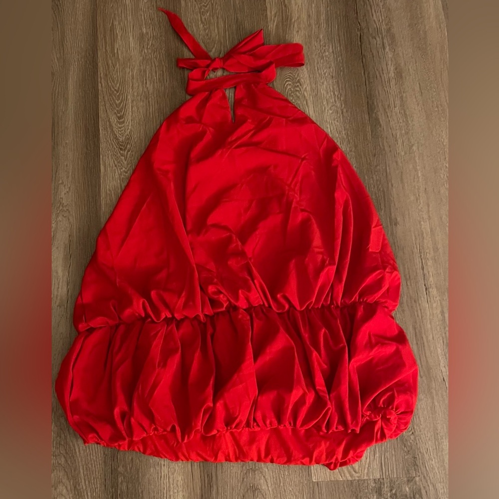Red Halter Dress